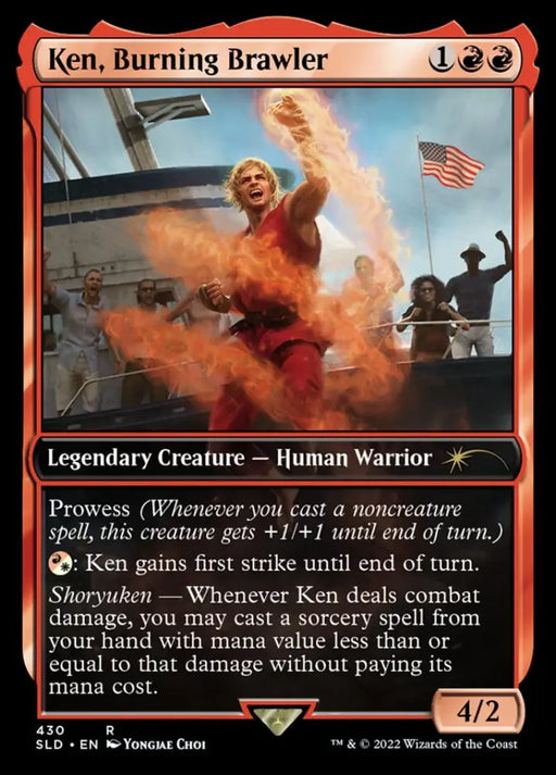 Ken Burning Brawler [Secret Lair Drop Series] - MTG Single