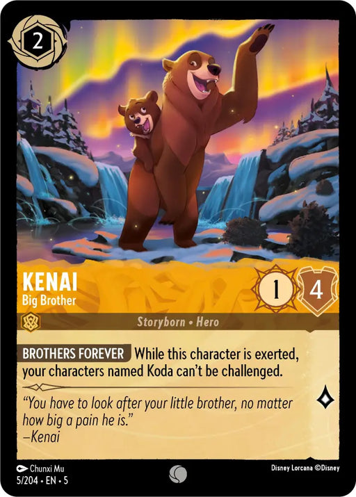 Kenai - Big Brother (5/204) [Shimmering Skies] - Lorcana Single