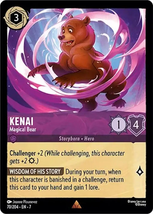 Kenai - Magical Bear (70/204) [Archazia’s Island] - Lorcana Single