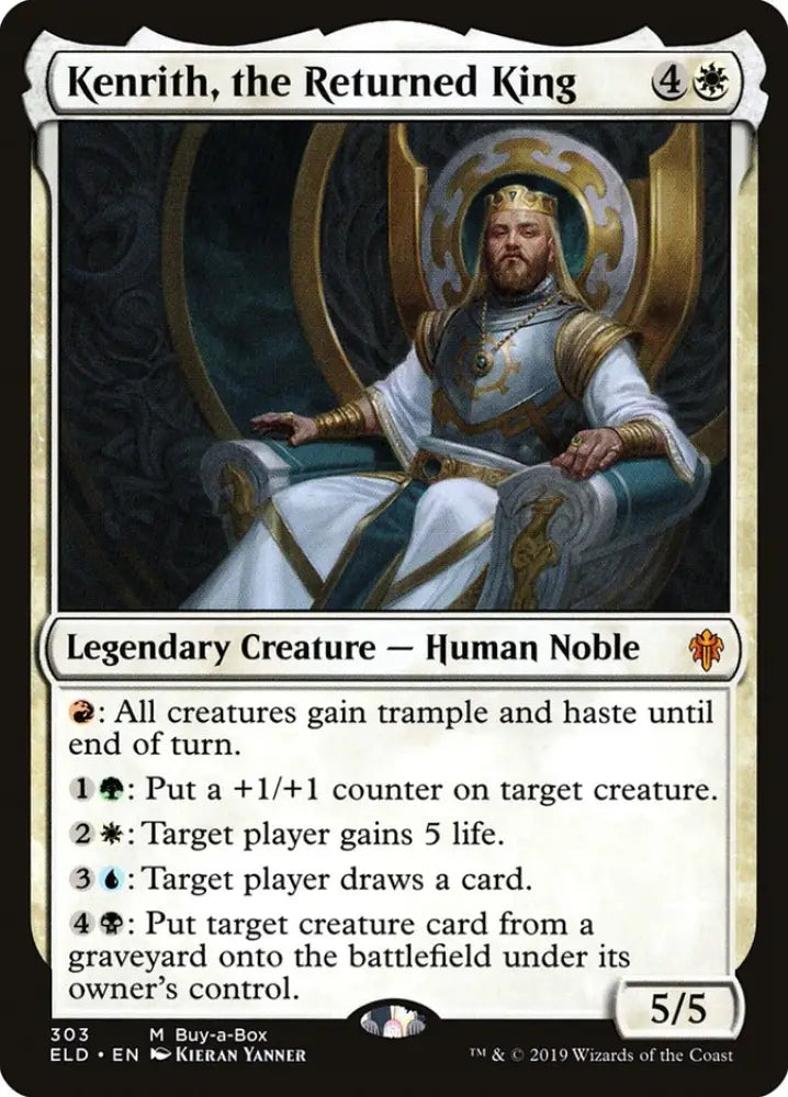 Kenrith the Returned King (Buy-A-Box) [Throne of Eldraine Promos] - MTG Single
