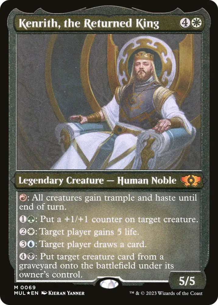 Kenrith the Returned King (Foil Etched) [Multiverse Legends] - MTG Single