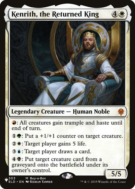 Kenrith the Returned King [The List] - MTG Single