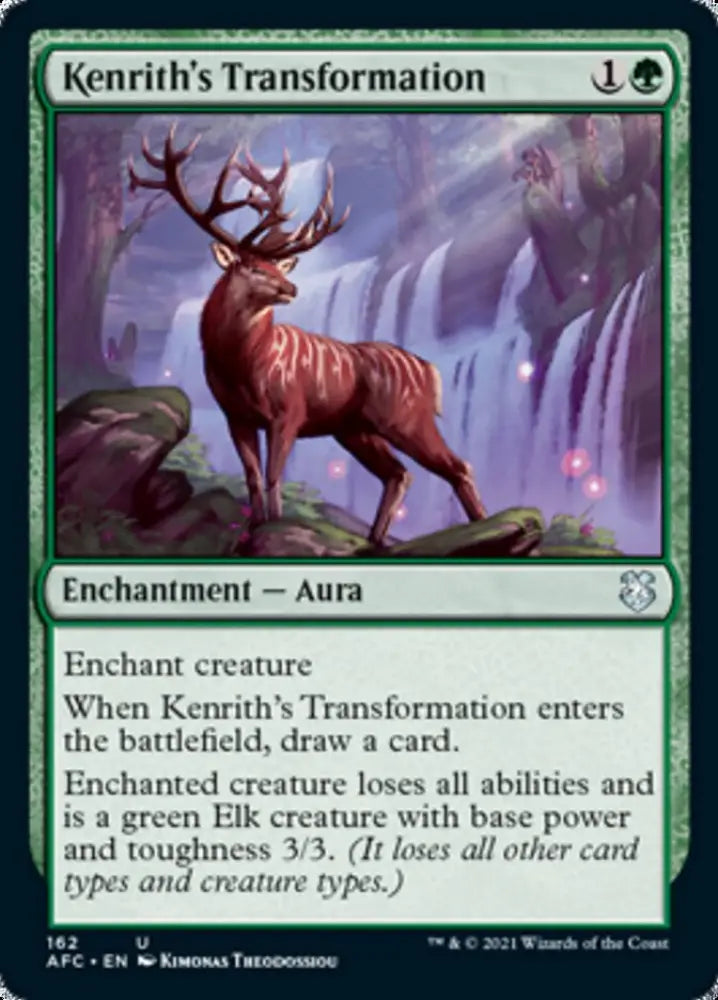 Kenrith’s Transformation [Dungeons & Dragons: Adventures in the Forgotten Realms Commander] - MTG Single