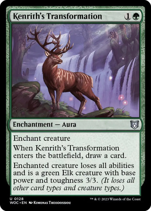 Kenrith’s Transformation [Wilds of Eldraine Commander] - MTG Single
