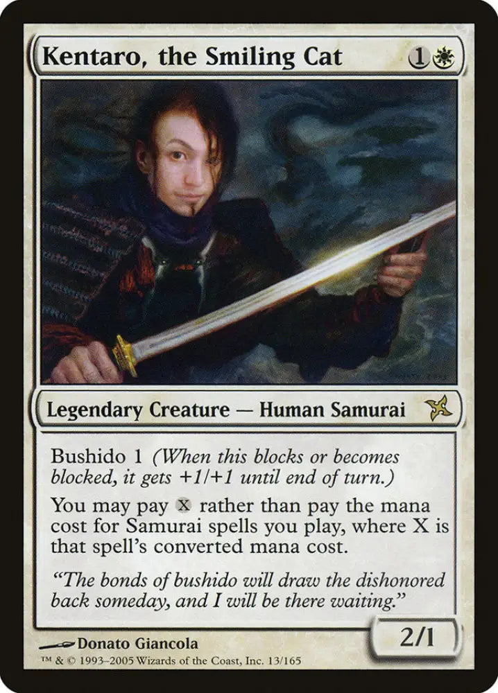 Kentaro the Smiling Cat [Betrayers of Kamigawa] - MTG Single