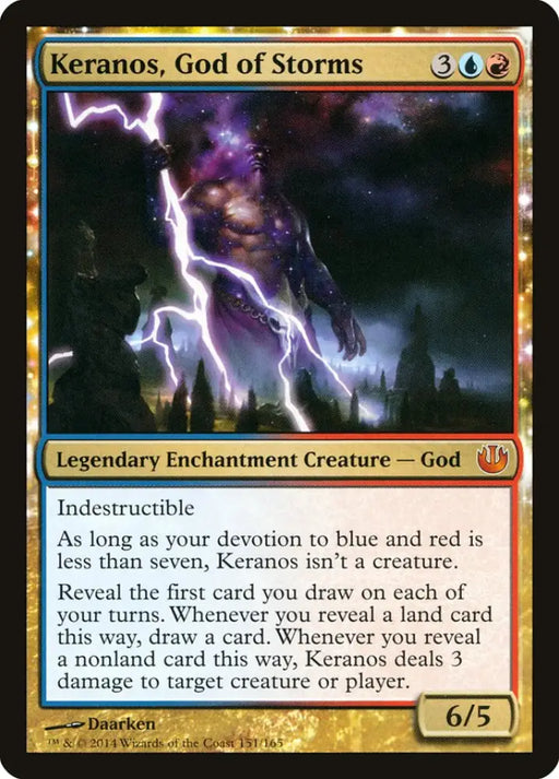Keranos God of Storms [Journey into Nyx] - MTG Single