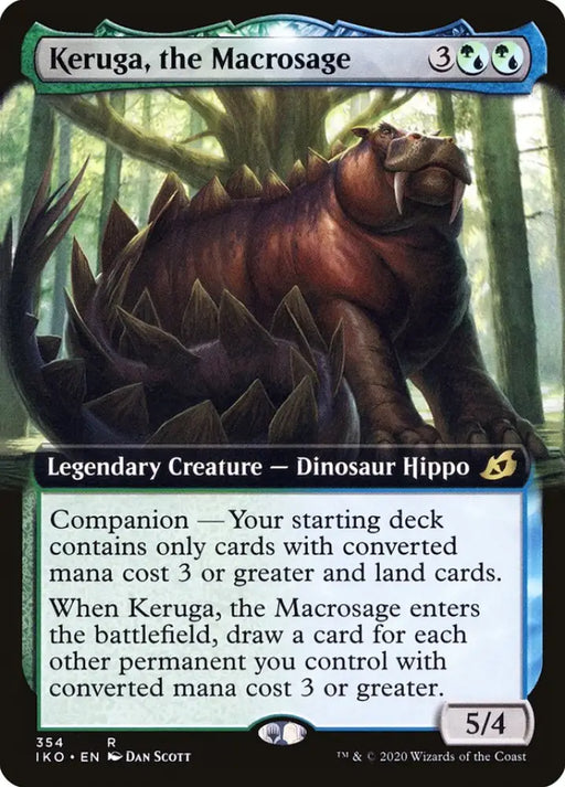 Keruga the Macrosage (Extended Art) [Ikoria: Lair of Behemoths] - MTG Single