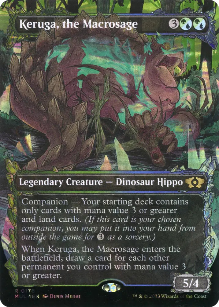 Keruga the Macrosage (Halo Foil) [Multiverse Legends] - MTG Single