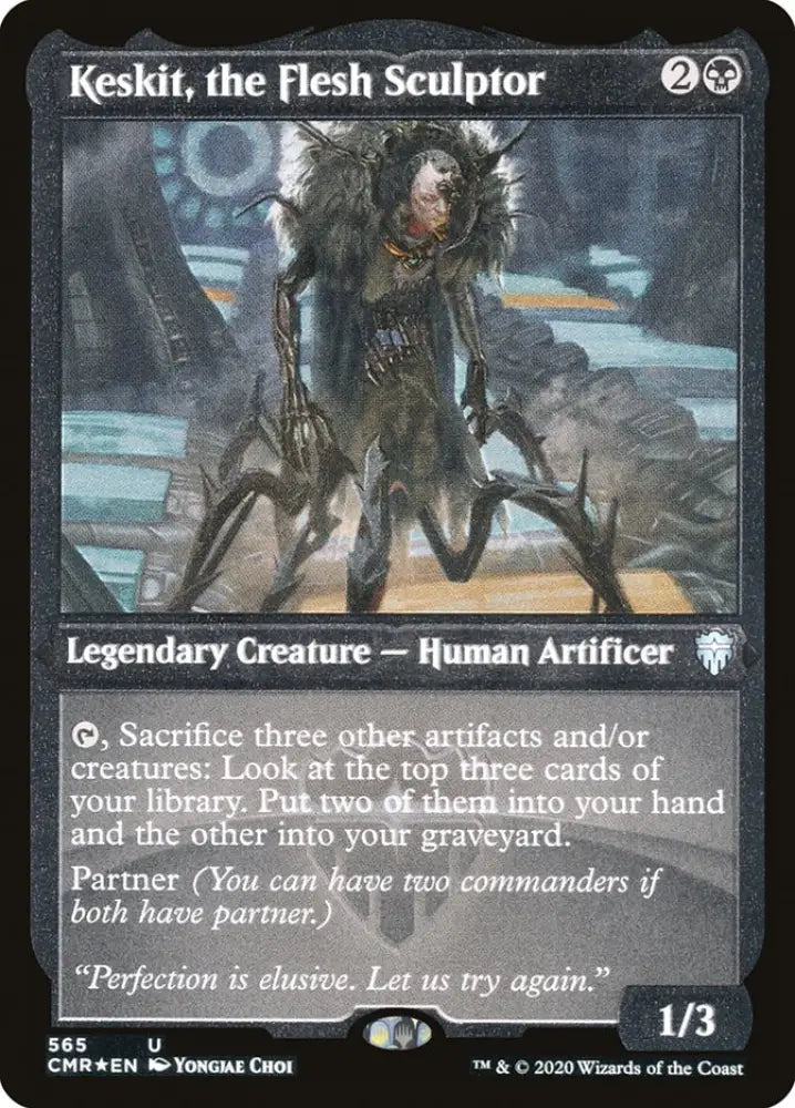 Keskit the Flesh Sculptor (Etched) [Commander Legends] - MTG Single
