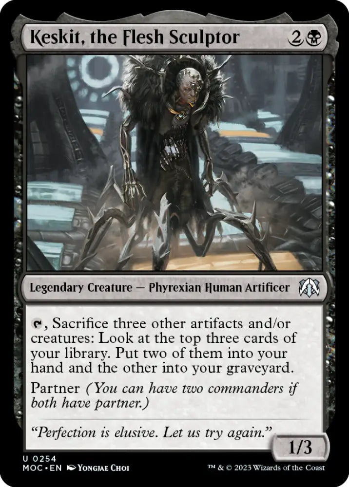 Keskit the Flesh Sculptor [March of the Machine Commander] - MTG Single