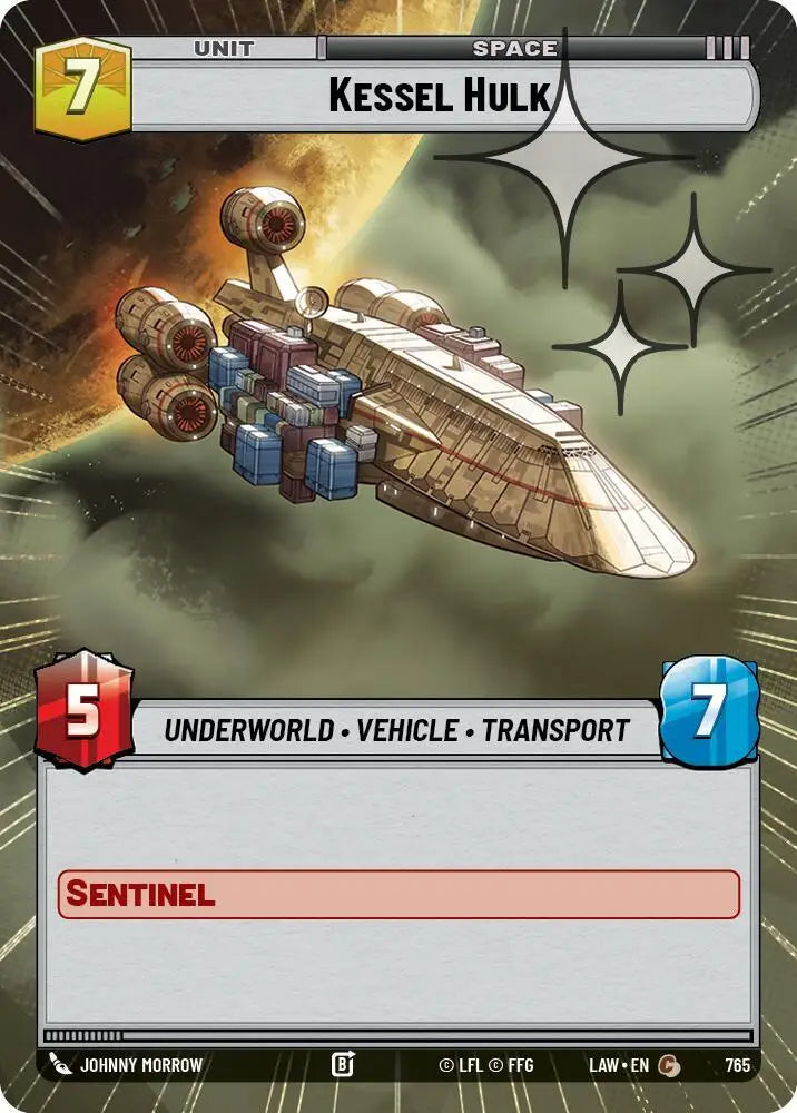 Kessel Hulk (Hyperspace Foil) (765) [A Lawless Time]