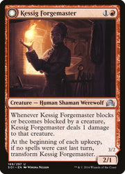Kessig Forgemaster // Flameheart Werewolf [Shadows over Innistrad] - MTG Single