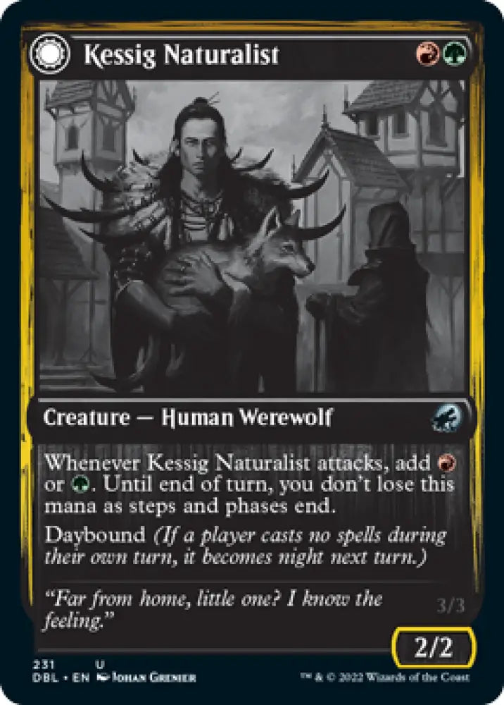 Kessig Naturalist // Lord of the Ulvenwald [Innistrad: Double Feature] - MTG Single