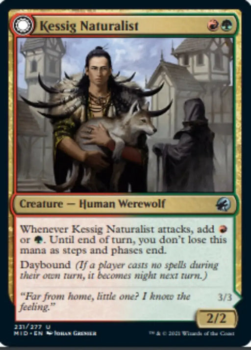 Kessig Naturalist // Lord of the Ulvenwald [Innistrad: Midnight Hunt] - MTG Single