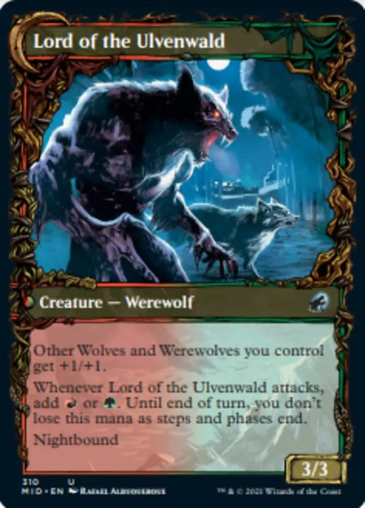Kessig Naturalist // Lord of the Ulvenwald (Showcase Equinox) [Innistrad: Midnight Hunt] - MTG Single