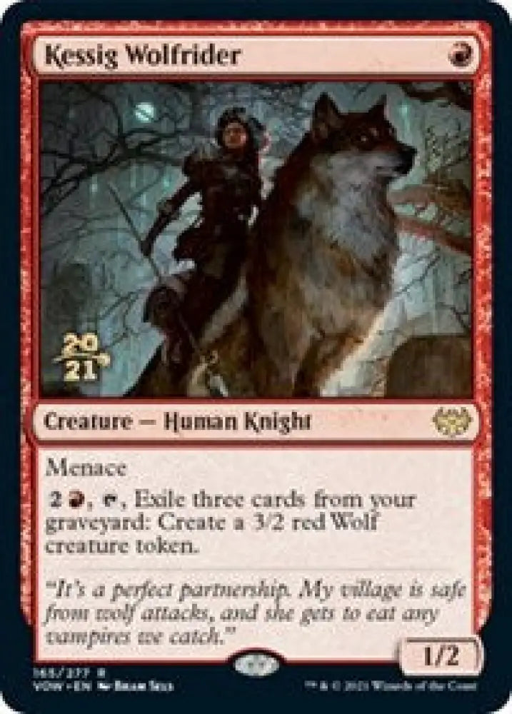 Kessig Wolfrider (165) [Prerelease Cards]