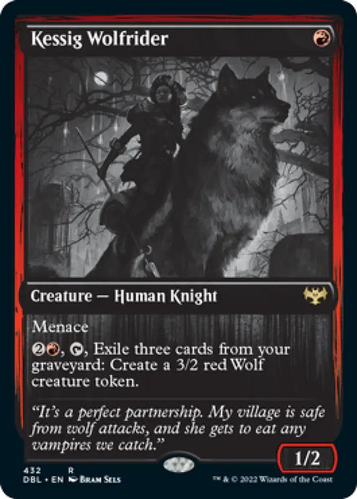 Kessig Wolfrider [Innistrad: Double Feature] - MTG Single