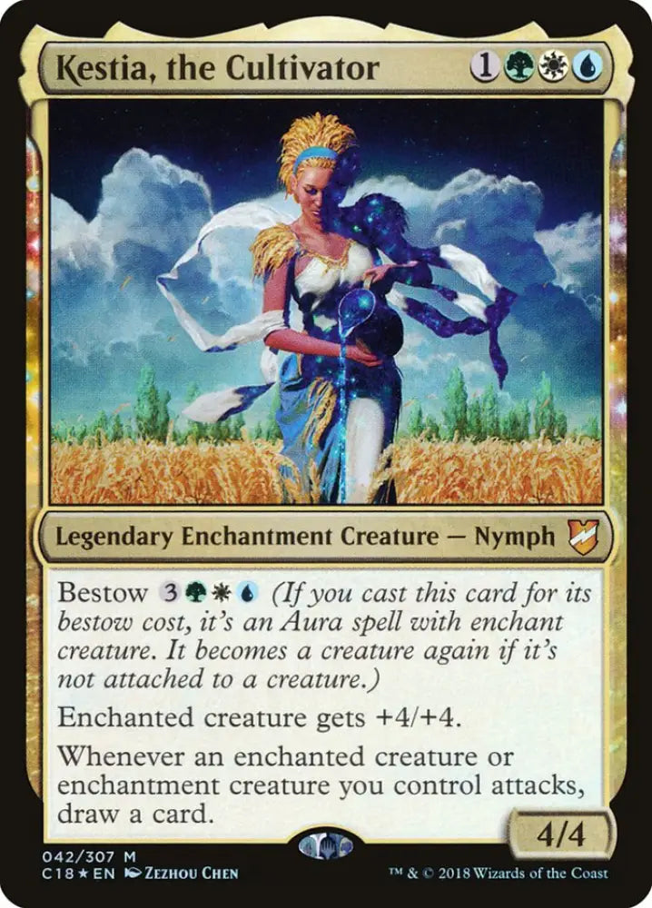 Kestia the Cultivator [Commander 2018] - MTG Single