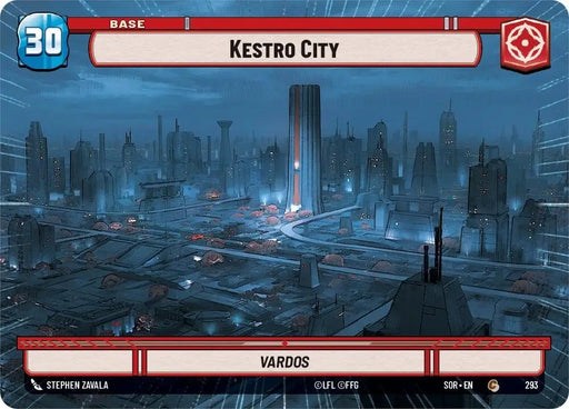 Kestro City // Shield (Hyperspace) (293 // T04) [Spark of Rebellion] - Star Wars: Unlimited Single