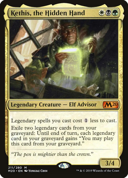 Kethis the Hidden Hand [Core Set 2020] - MTG Single