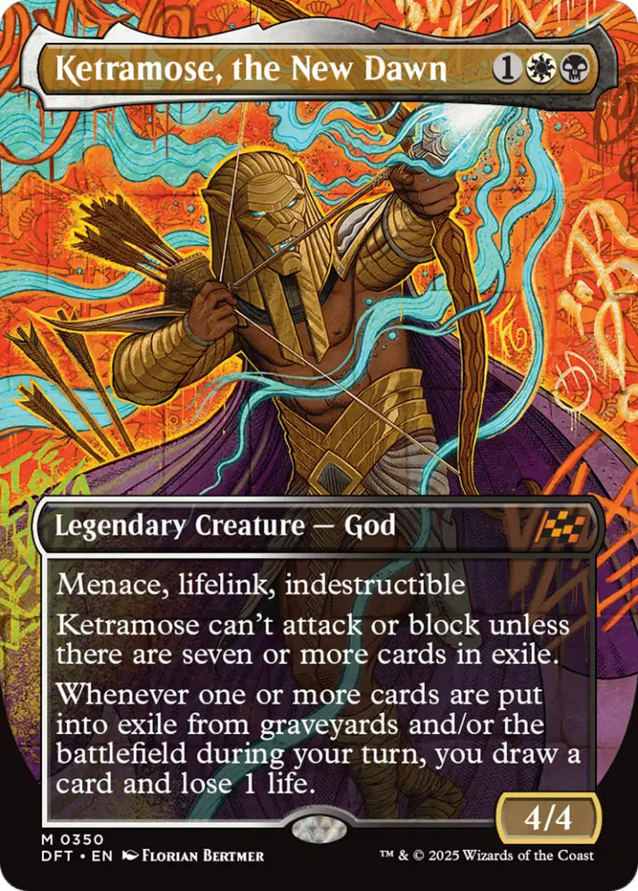Ketramose the New Dawn (Borderless) [Aetherdrift] - MTG Single