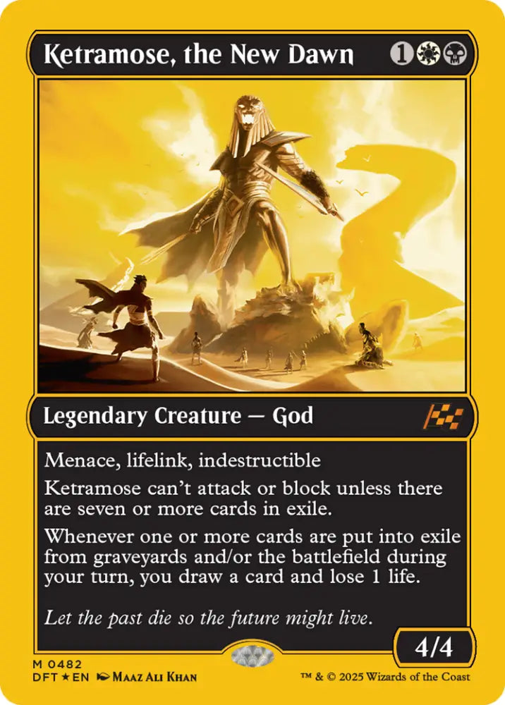 Ketramose the New Dawn (First-Place Foil) [Aetherdrift] - MTG Single