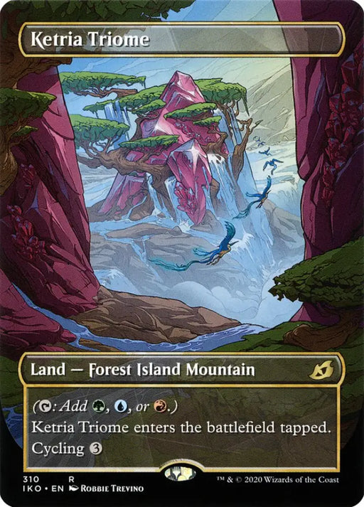 Ketria Triome (Showcase) [Ikoria: Lair of Behemoths] - MTG Single