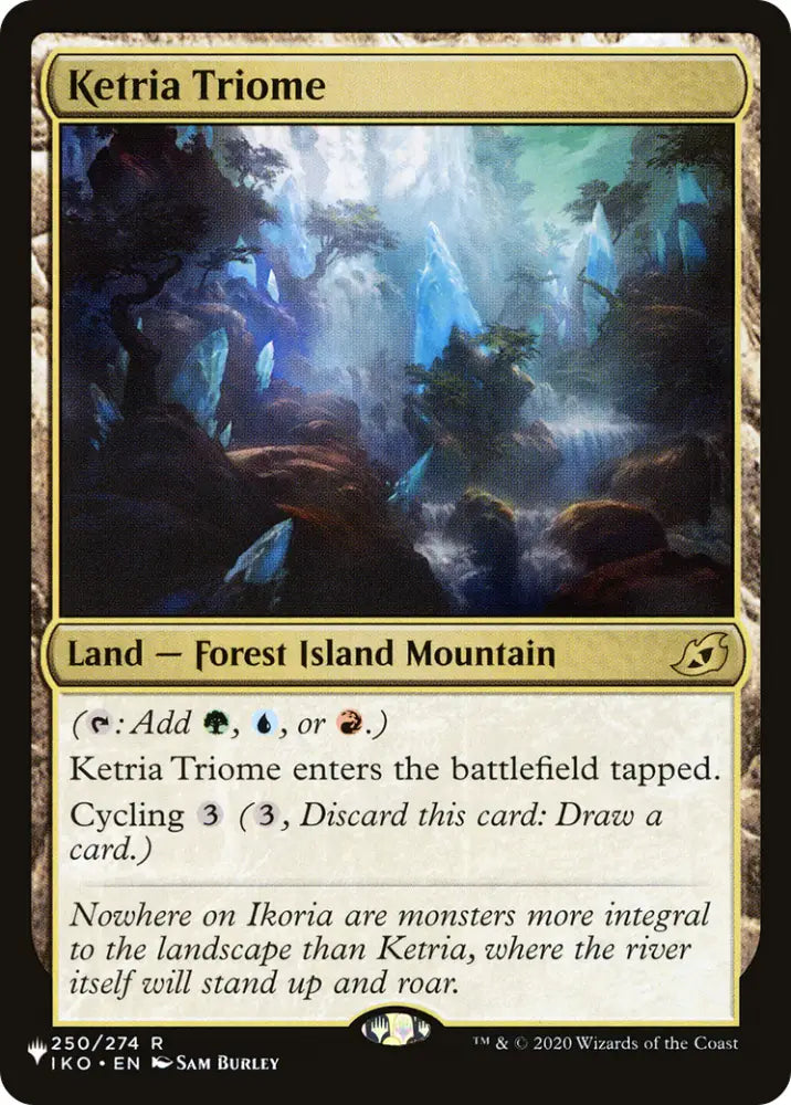 Ketria Triome [The List] - MTG Single