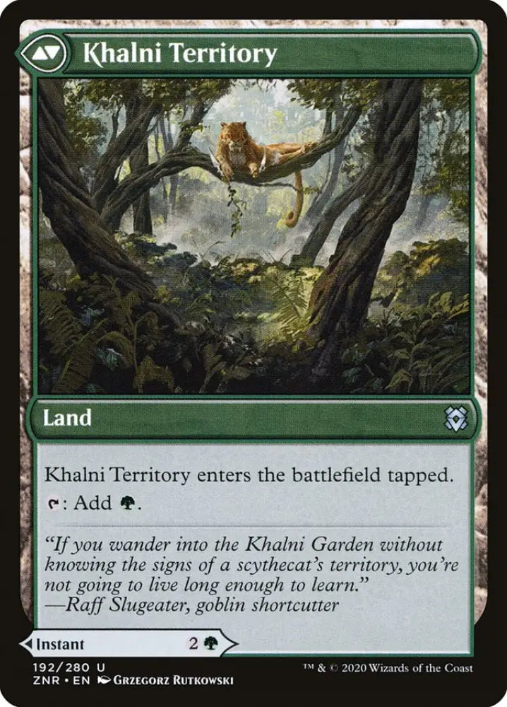 Khalni Ambush // Khalni Territory [Zendikar Rising] - MTG Single