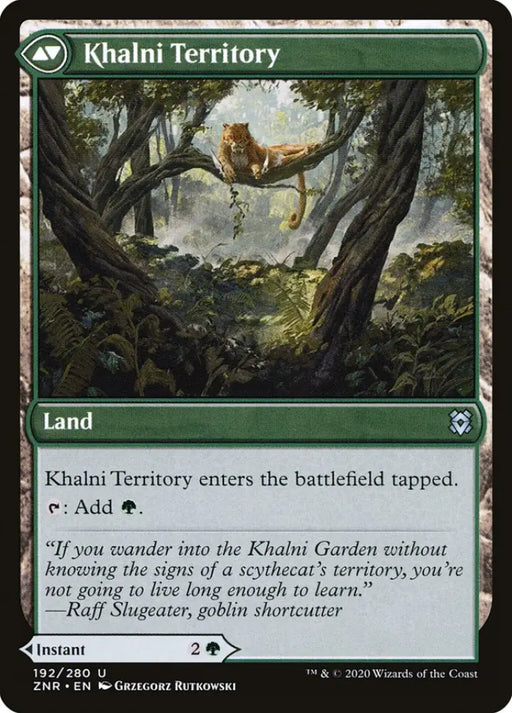 Khalni Ambush // Khalni Territory [Zendikar Rising] - MTG Single
