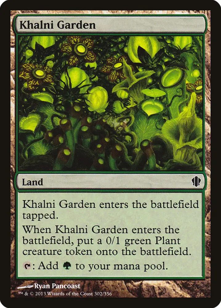 Khalni Garden [Commander 2013] - MTG Single