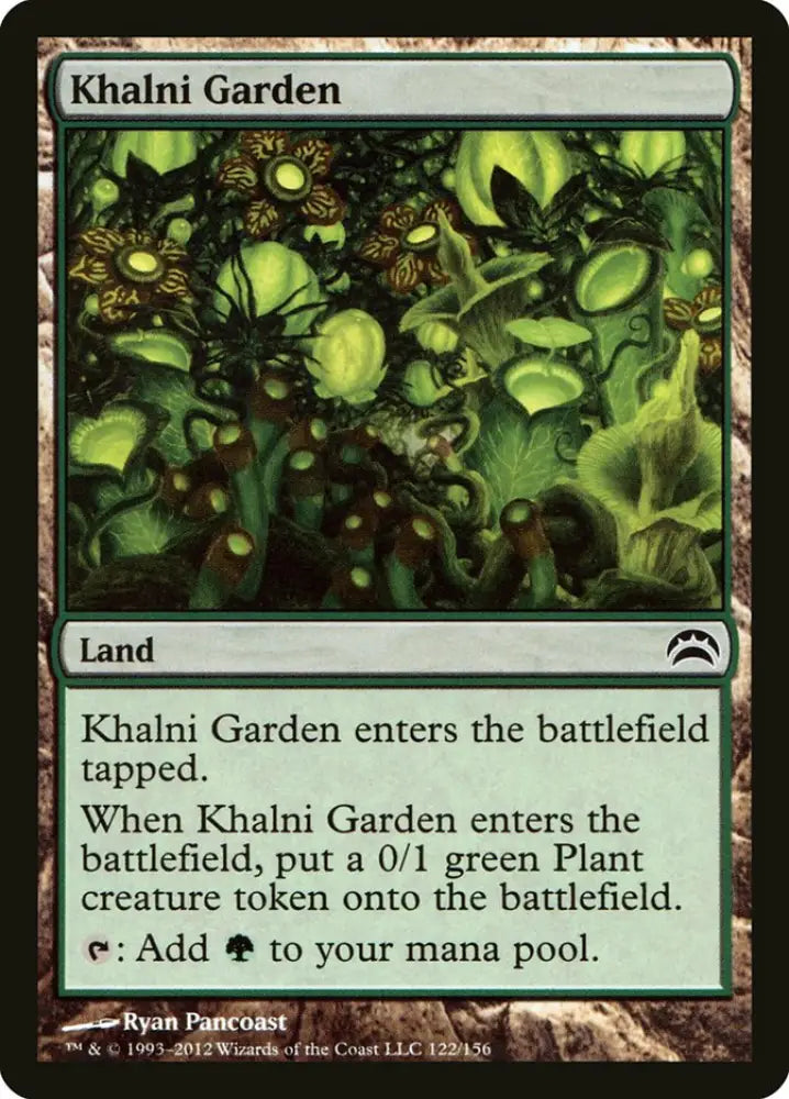 Khalni Garden [Planechase 2012] - MTG Single