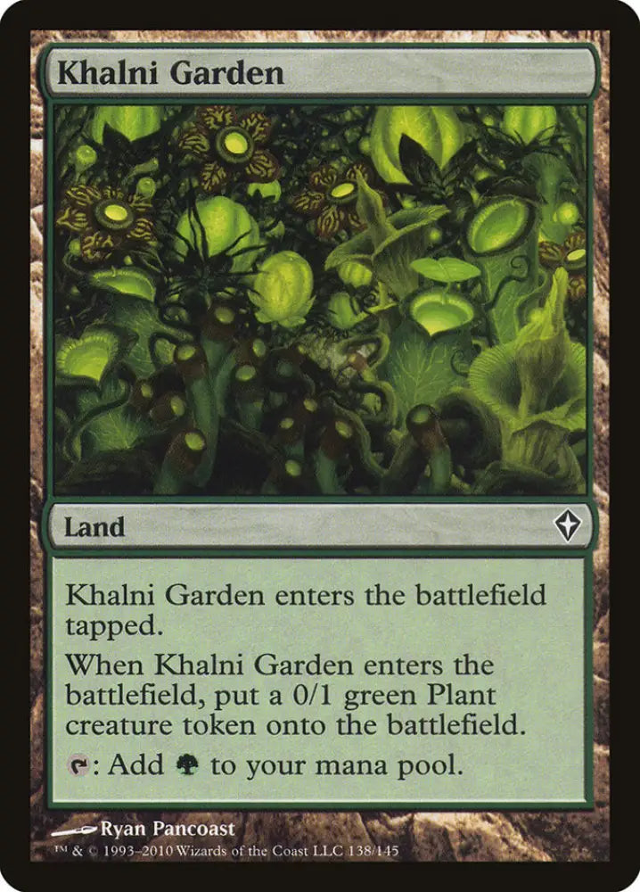 Khalni Garden [Worldwake] - MTG Single