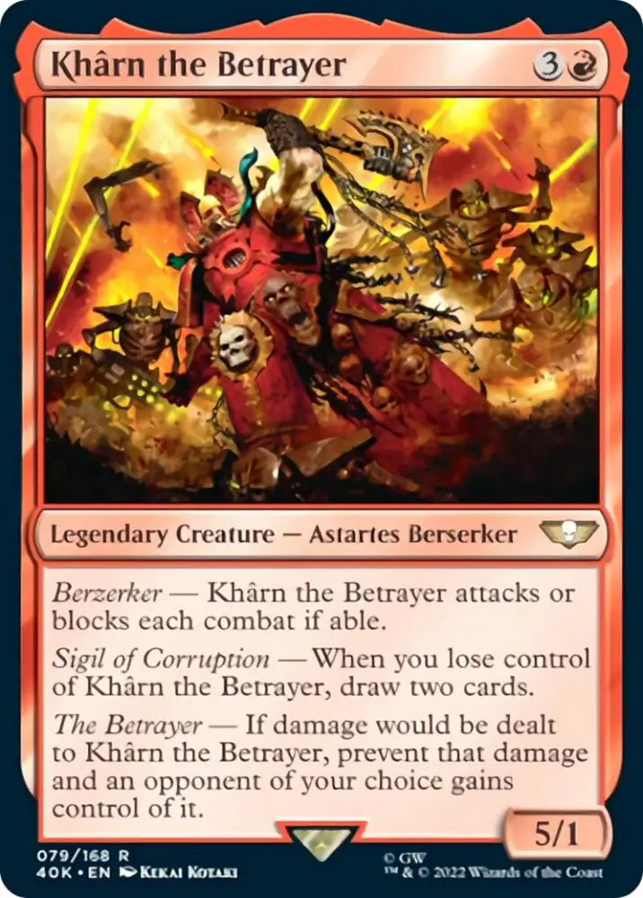 Kharn the Betrayer [Warhammer 40,000] - MTG Single