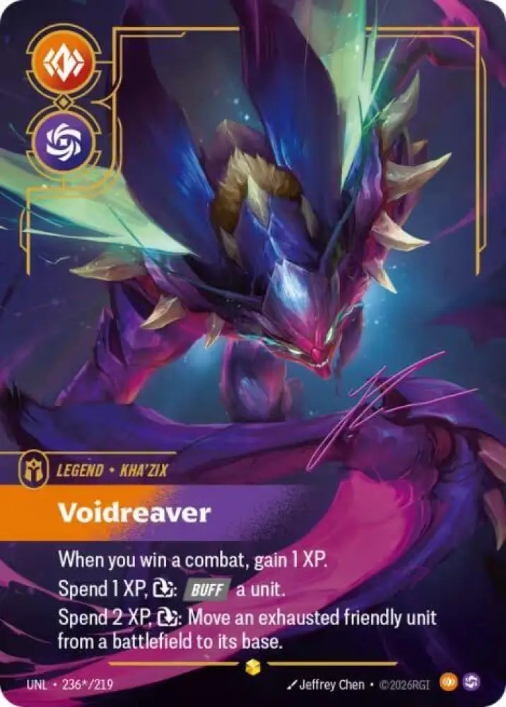 Kha'Zix - Voidreaver (Signature) (236*/219) [Unleashed]