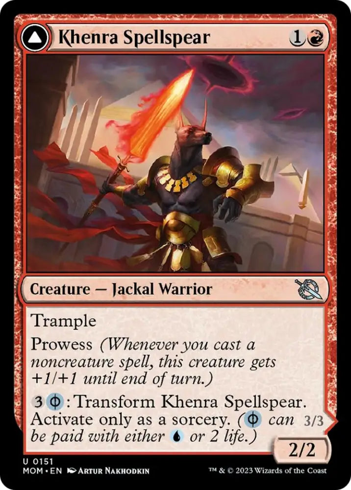 Khenra Spellspear // Gitaxian Spellstalker [March of the Machine] - MTG Single