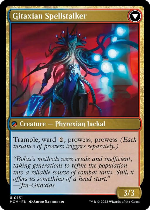 Khenra Spellspear // Gitaxian Spellstalker [March of the Machine] - MTG Single
