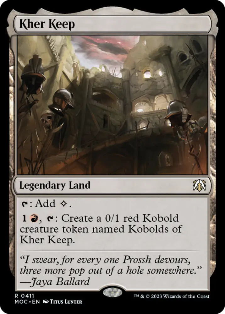 Kher Keep [March of the Machine Commander] - MTG Single