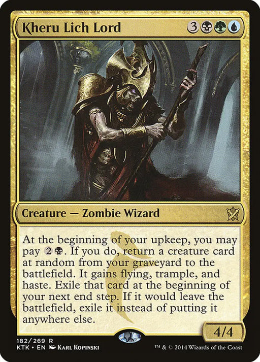 Kheru Lich Lord [Khans of Tarkir] - MTG Single