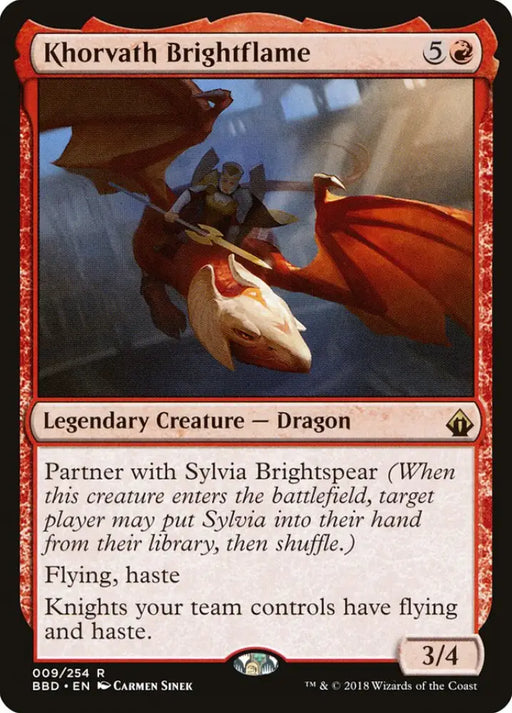 Khorvath Brightflame [Battlebond] - MTG Single