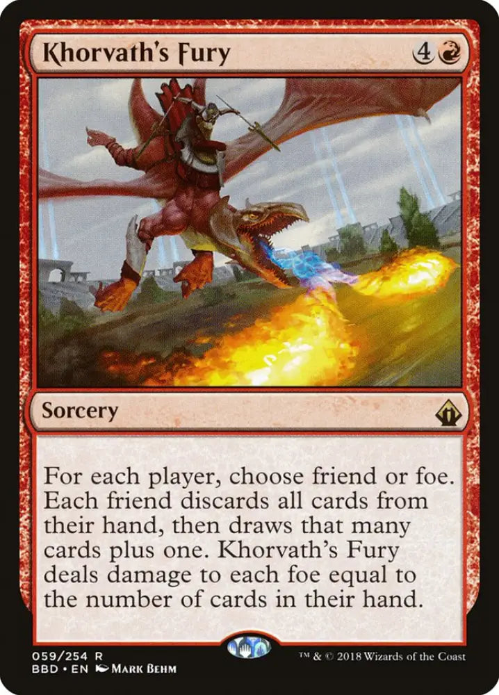 Khorvath’s Fury [Battlebond] - MTG Single