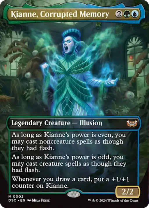 Kianne Corrupted Memory (Borderless) [Duskmourn: House of Horror Commander] - MTG Single