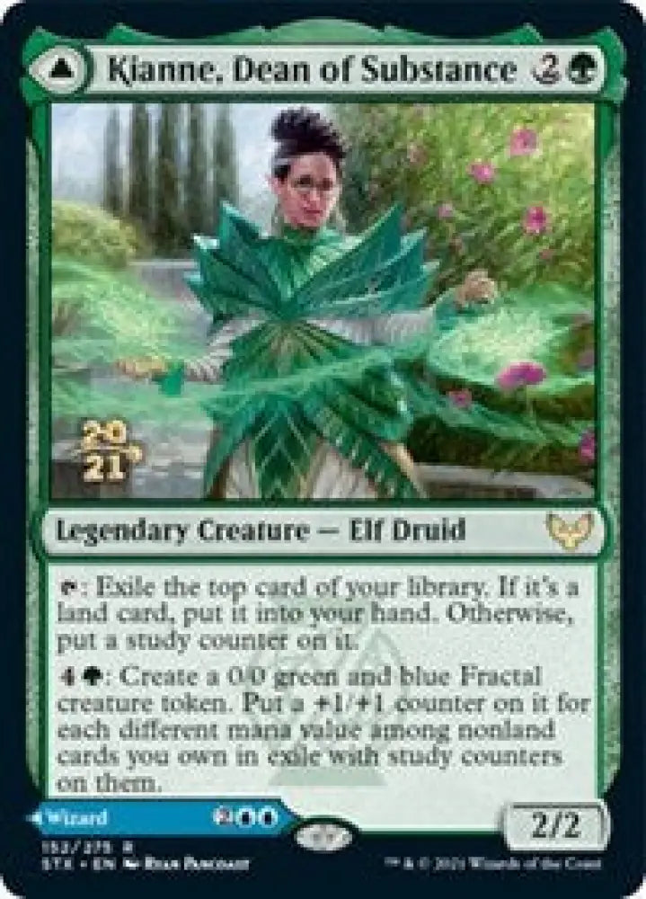 Kianne, Dean of Substance (152) [Prerelease Cards]