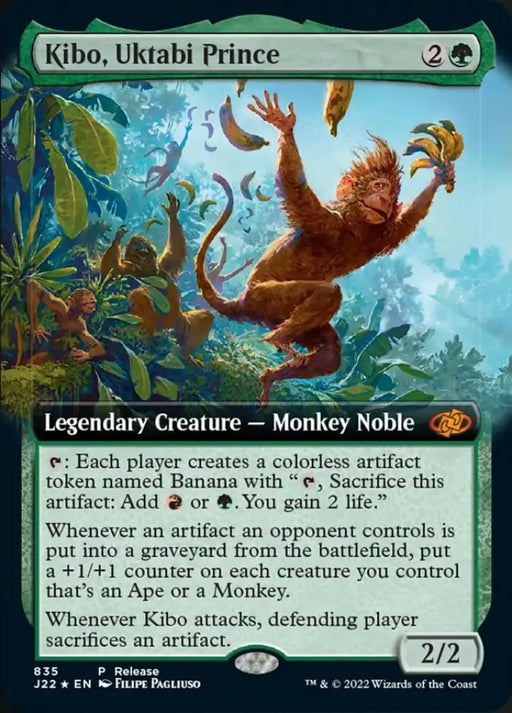 Kibo Uktabi Prince (Extended Art) (Release) [Jumpstart 2022] - MTG Single