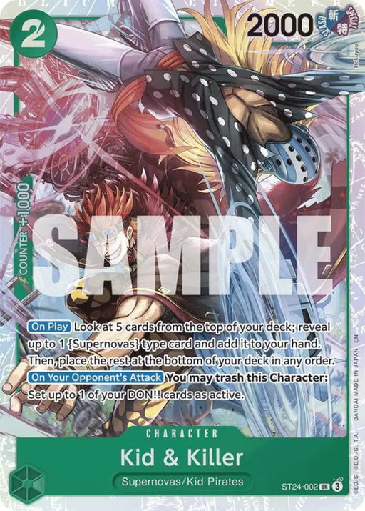 Kid & Killer (ST24-002) [Starter Deck 24: GREEN Jewelry Bonney]