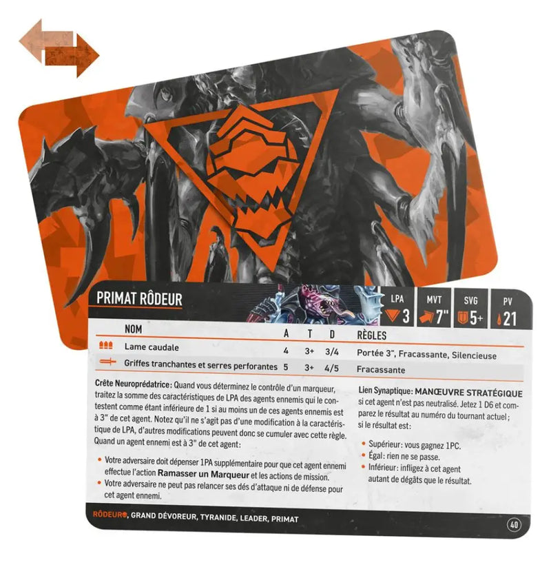 Kill Team: Raveners – Datacards (FR) - Games Workshop