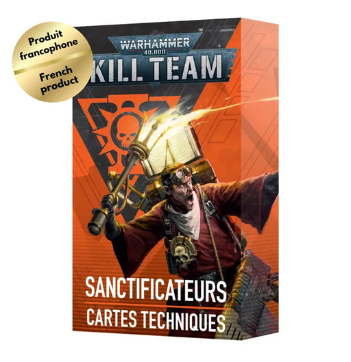 Kill Team: Sanctificateurs – Cartes Techniques (French) - Games Workshop