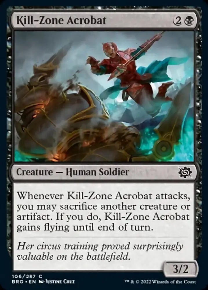 Kill-Zone Acrobat [The Brothers’ War] - MTG Single