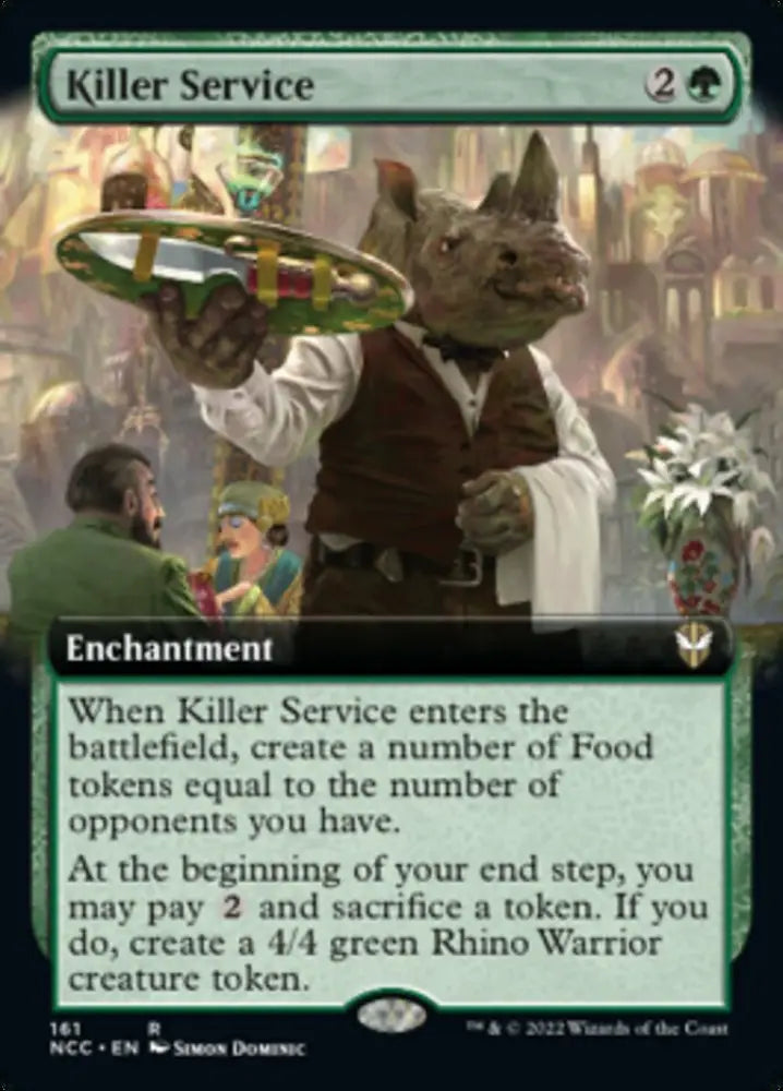 Killer Service (Extended Art) [Streets of New Capenna Commander] - MTG Single
