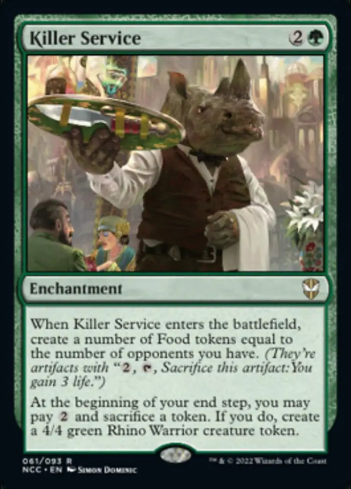 Killer Service [Streets of New Capenna Commander] - MTG Single